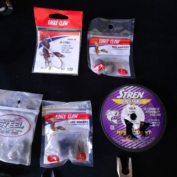 Portable Dark Spider DS4000 Telescopic Fishing Rod Pole Reel Set w/ Accessories - Picture 11 of 16